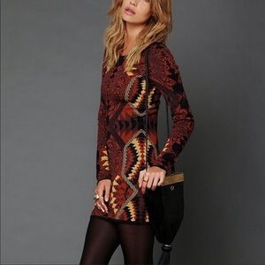 Free People Huntress of Man Bodycon Dress XS